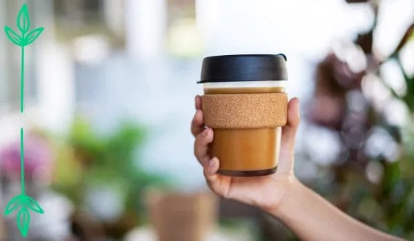 3. switch to reusable bags water bottles and coffee cups